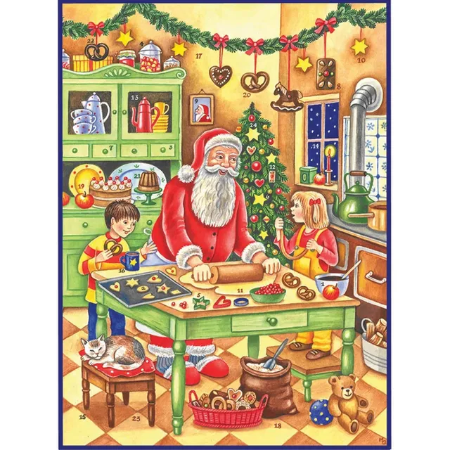 sellmer-verlag-adventskalender-backen-mit-dem-weihnachtsmann-gro-format-hochform image 1