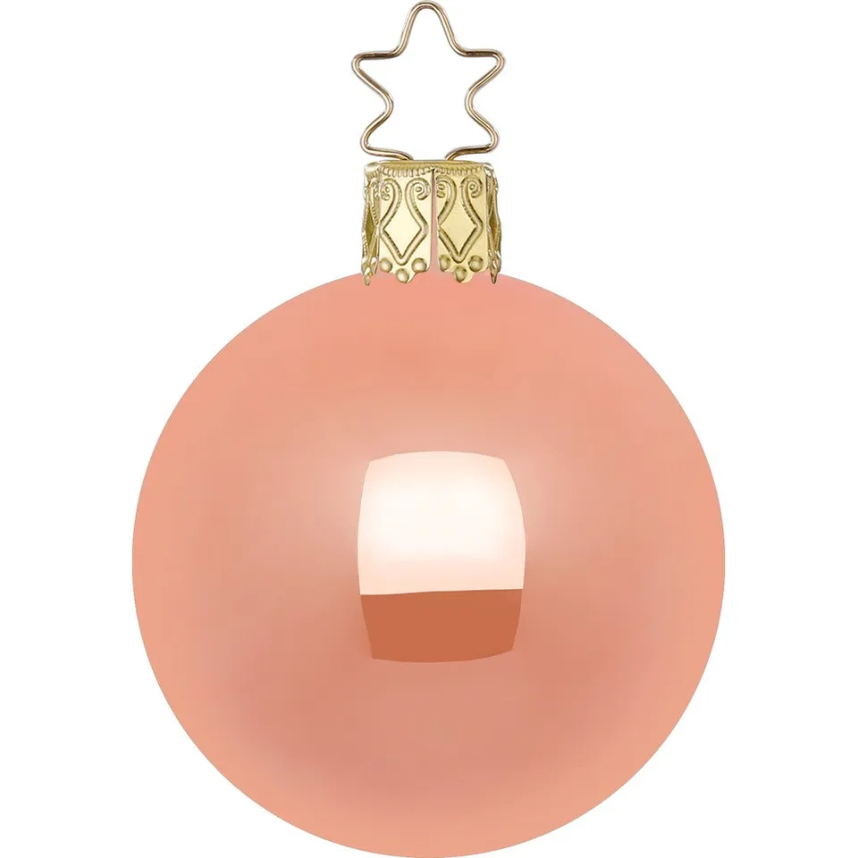inge-glas-kugel-apricot-opal-glas-baumkugel-15-cm image 1