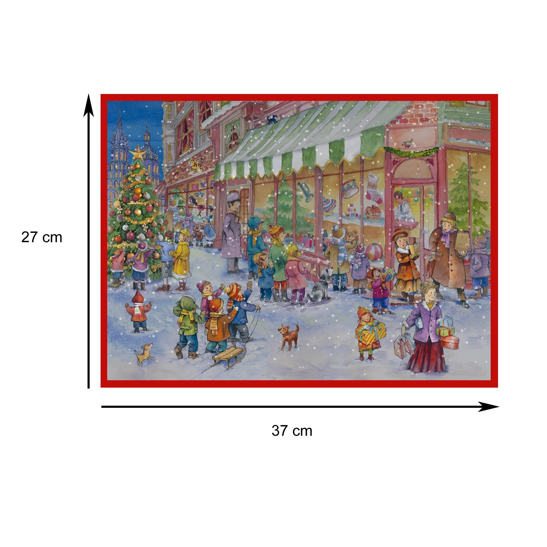 sellmer-verlag-gro-er-adventskalender-am-spielzeugladen-gro-format-querformat image 5