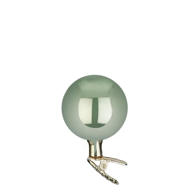 inge-glas-kugeln-auf-clip-christbaumkugel-glas-8-cm-salbei-opal image 1