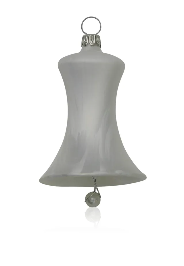 lauschaer-glas-christbaumschmuck-glocken-klein-eislack-wei-3-st-ck-d-5cm-mundgeb image 1