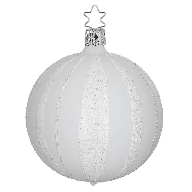 inge-glas-manufaktur-schimmernde-streifen-christbaumkugel-glas-10-cm image 1