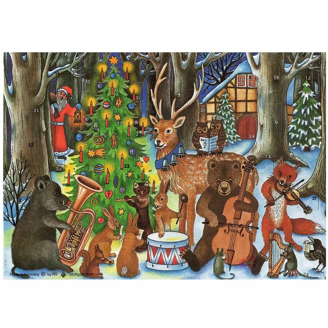 sellmer-verlag-a5-adventskalender-weihnachten-der-tiere-mini-mit-umschlag image 1