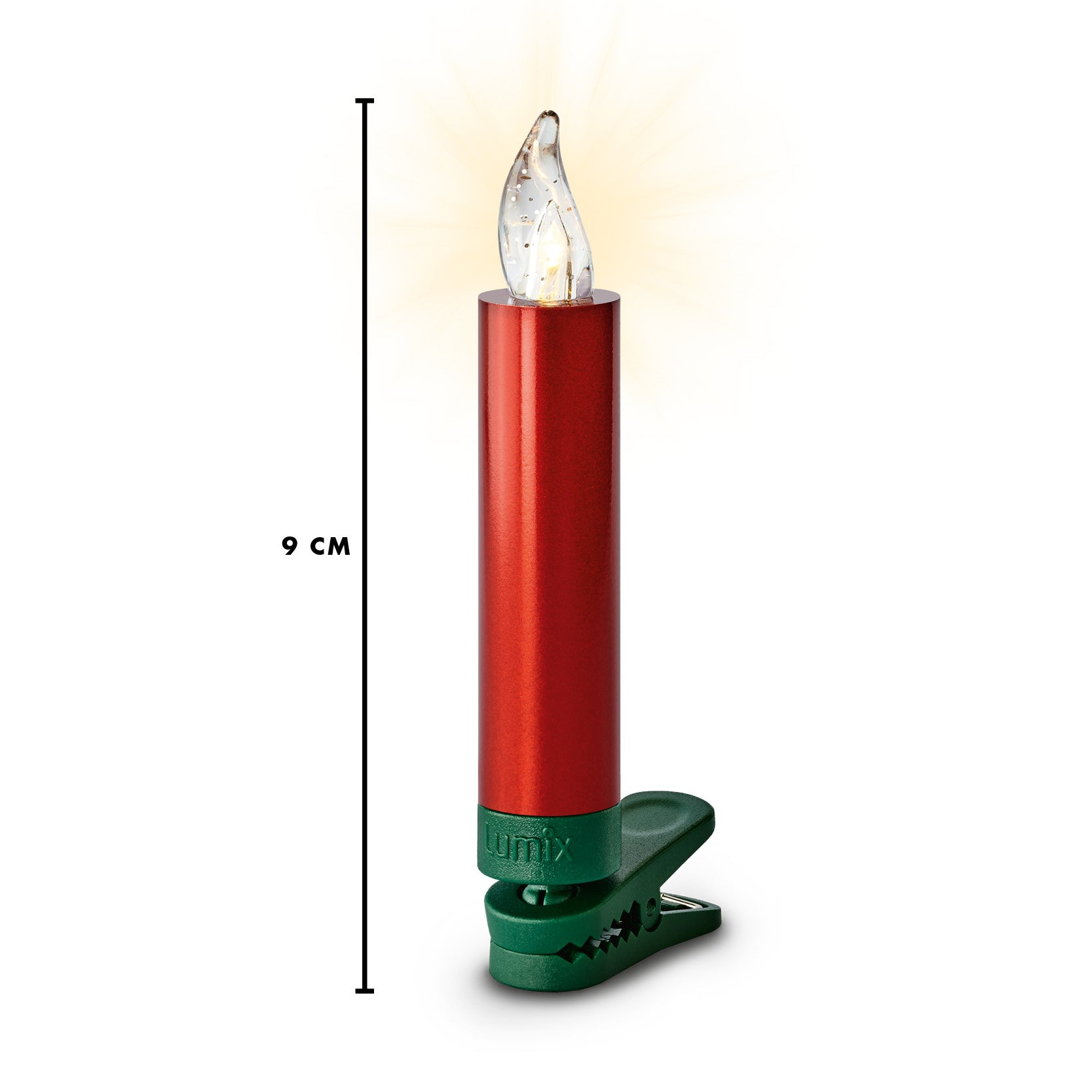 krinner-lumix-superlight-metallic-rot-mini-basis-led-kerzen image 3