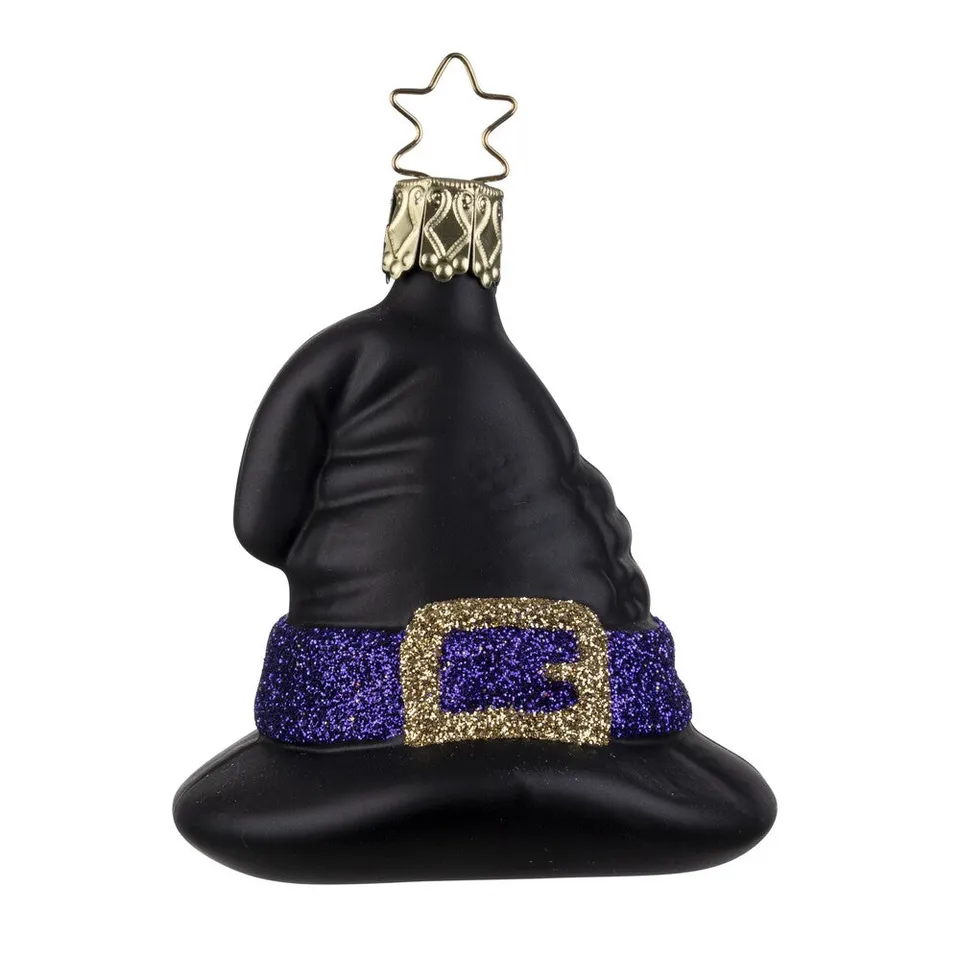inge-glas-hexenhut-glasfigur-6-5-cm-schwarz image 1