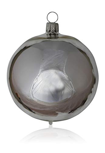 lauschaer-glas-christbaumkugeln-silber-glanz-4-st-ck-d-7cm-mundgeblasen image 6