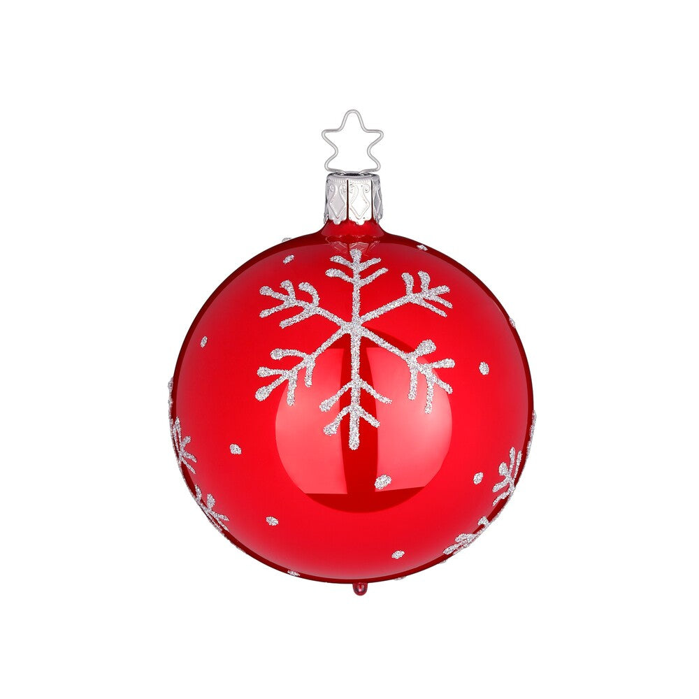 inge-glas-schneezauber-christbaumkugel-glas-rot-6-cm image 1