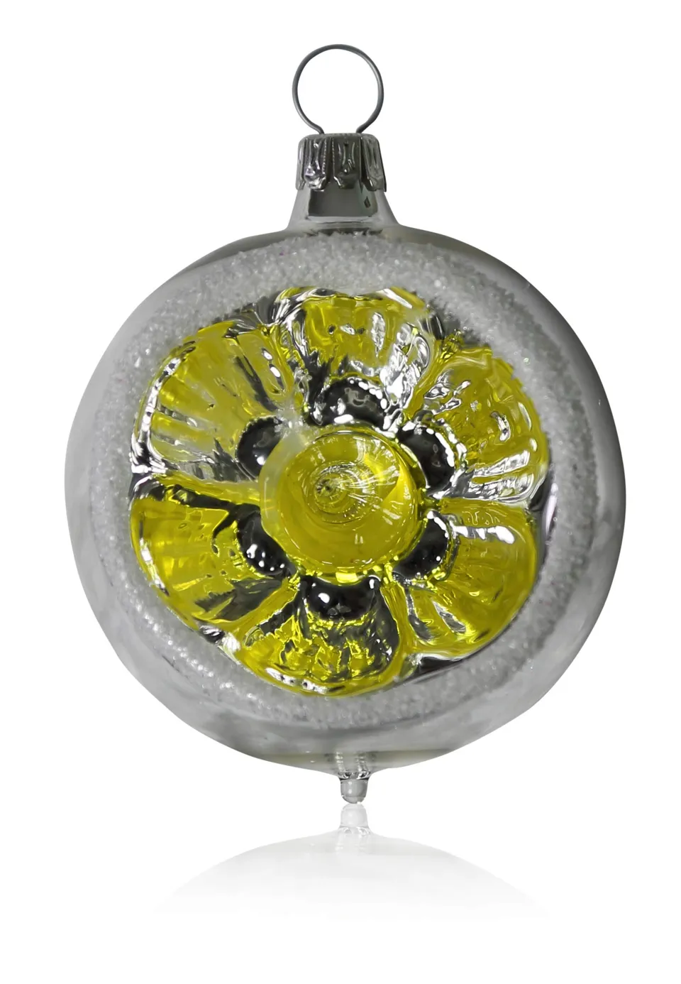 lauschaer-glas-nostalgiereflex-4er-set-gelb-6-cm-mit-fl-ssigkeitskugel image 1