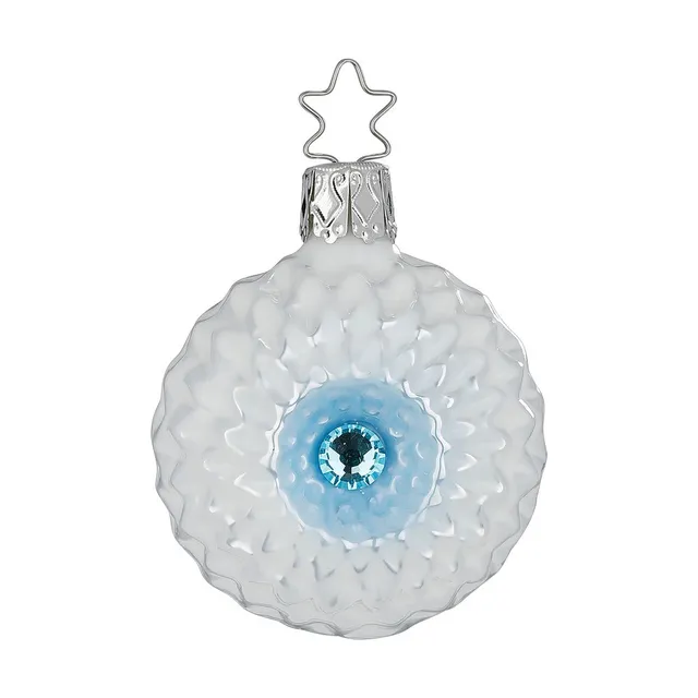 inge-glas-schneeornament-glas-ornament-6-cm-wei image 1