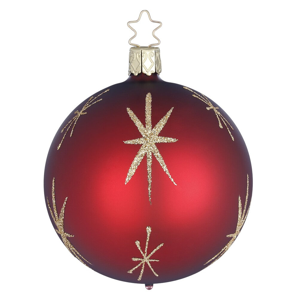 inge-glas-sternentanz-christbaumkugel-8-cm-burgundy image 1