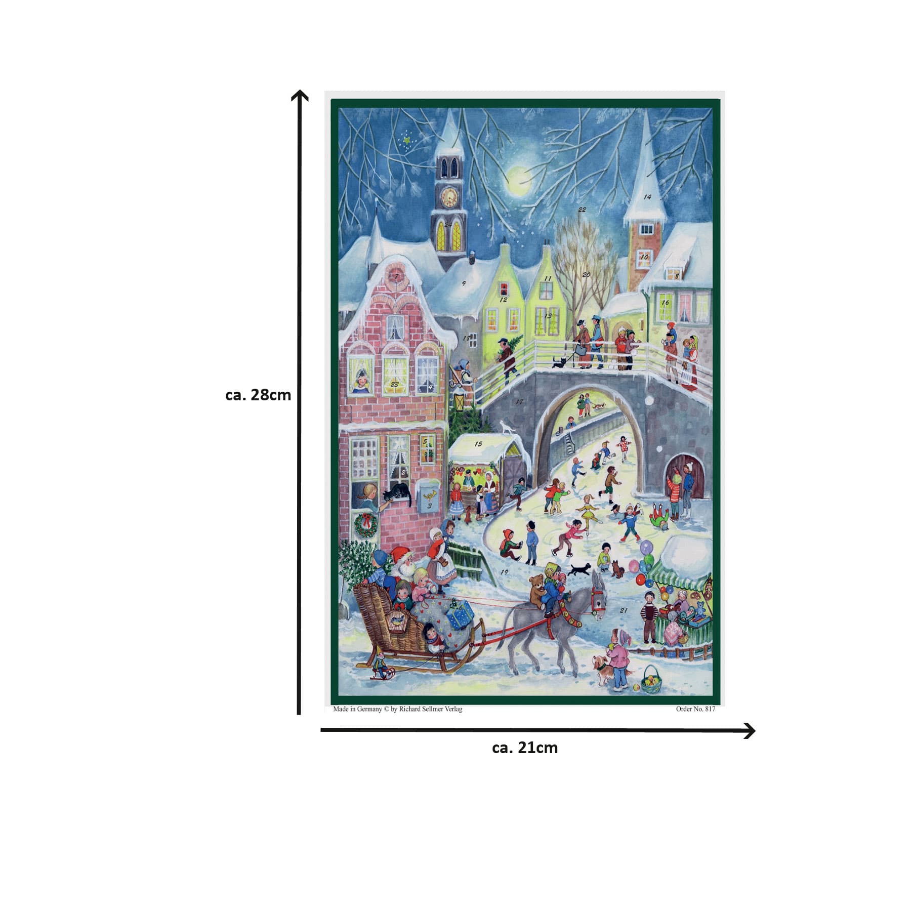sellmer-verlag-adventskalender-a4-buntes-treiben-an-der-br-cke-papier-adventskal image 5