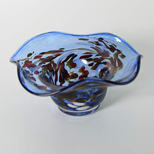 lauschaer-glas-schale-kerzenhalter-granulat-20x8cm-aquablau image 5