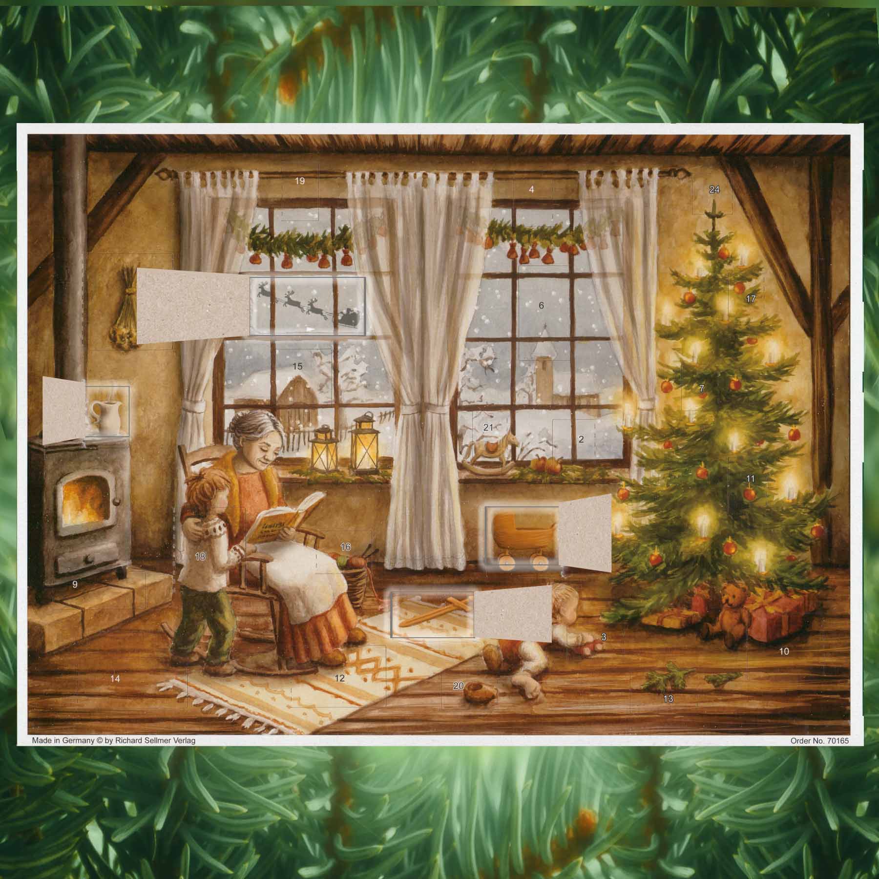 sellmer-verlag-adventskalender-die-gro-mutter-in-der-guten-alten-stube image 2