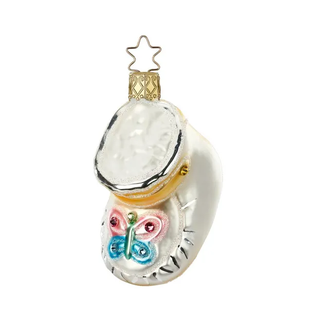 inge-glas-mein-erster-schuh-glas-christbaumanh-nger-8-cm-wei image 1