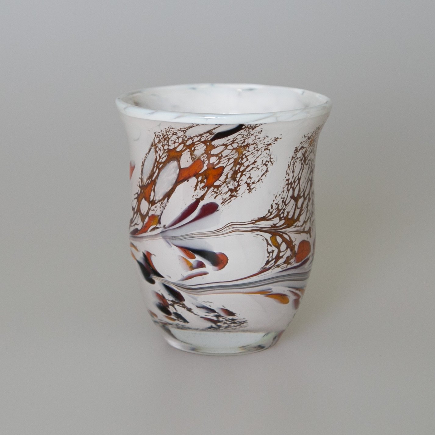 lauschaer-glas-windlicht-aus-glas-mit-granulat-wei-h-13cm image 2