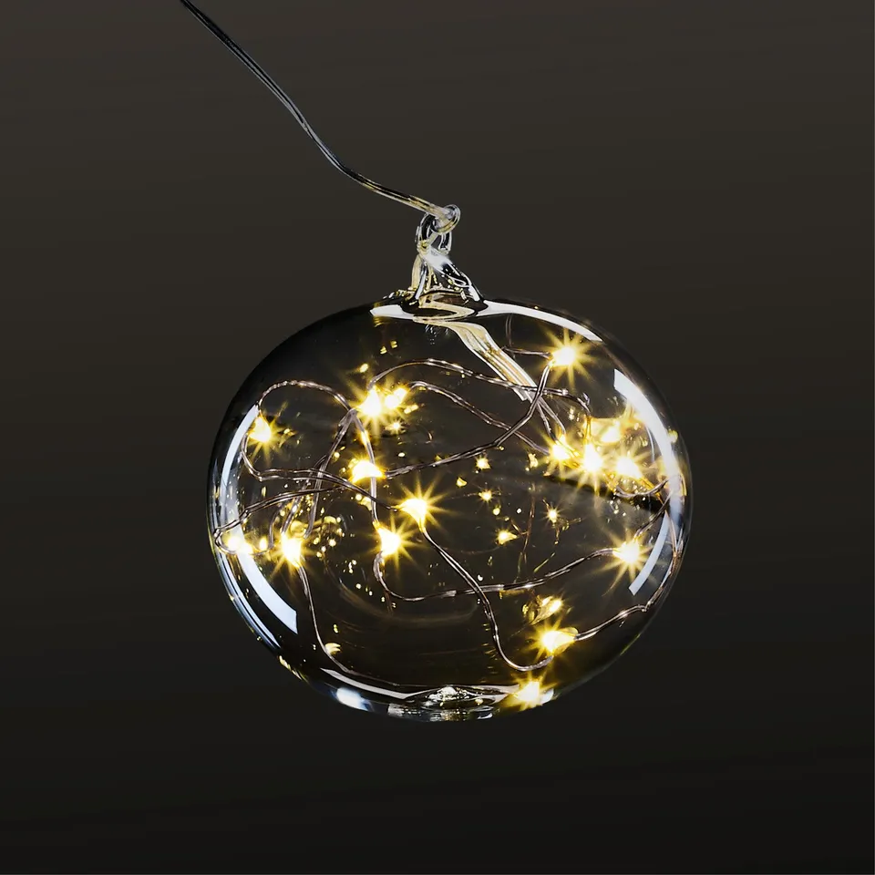 krinner-lumix-light-ball-m-klar-glas-led-christbaumkugel image 1