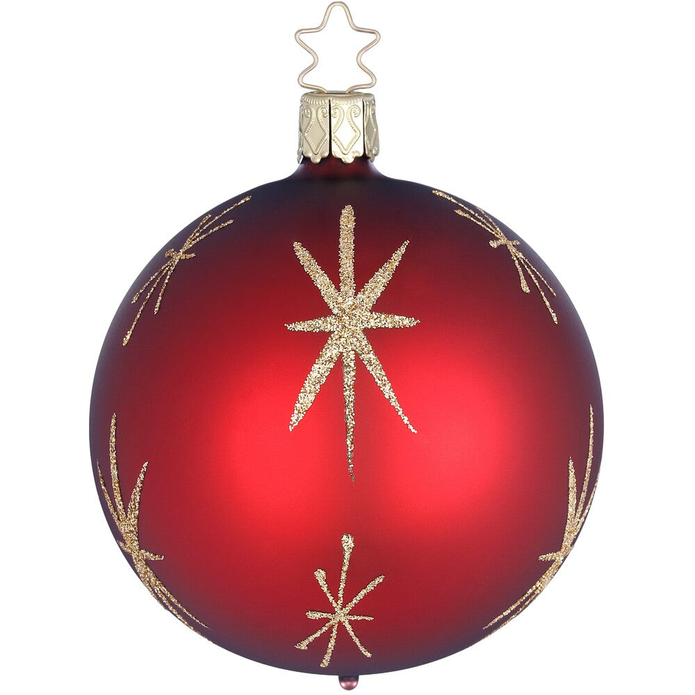 inge-glas-sternentanz-christbaumkugel-glas-10-cm-burgundy image 1