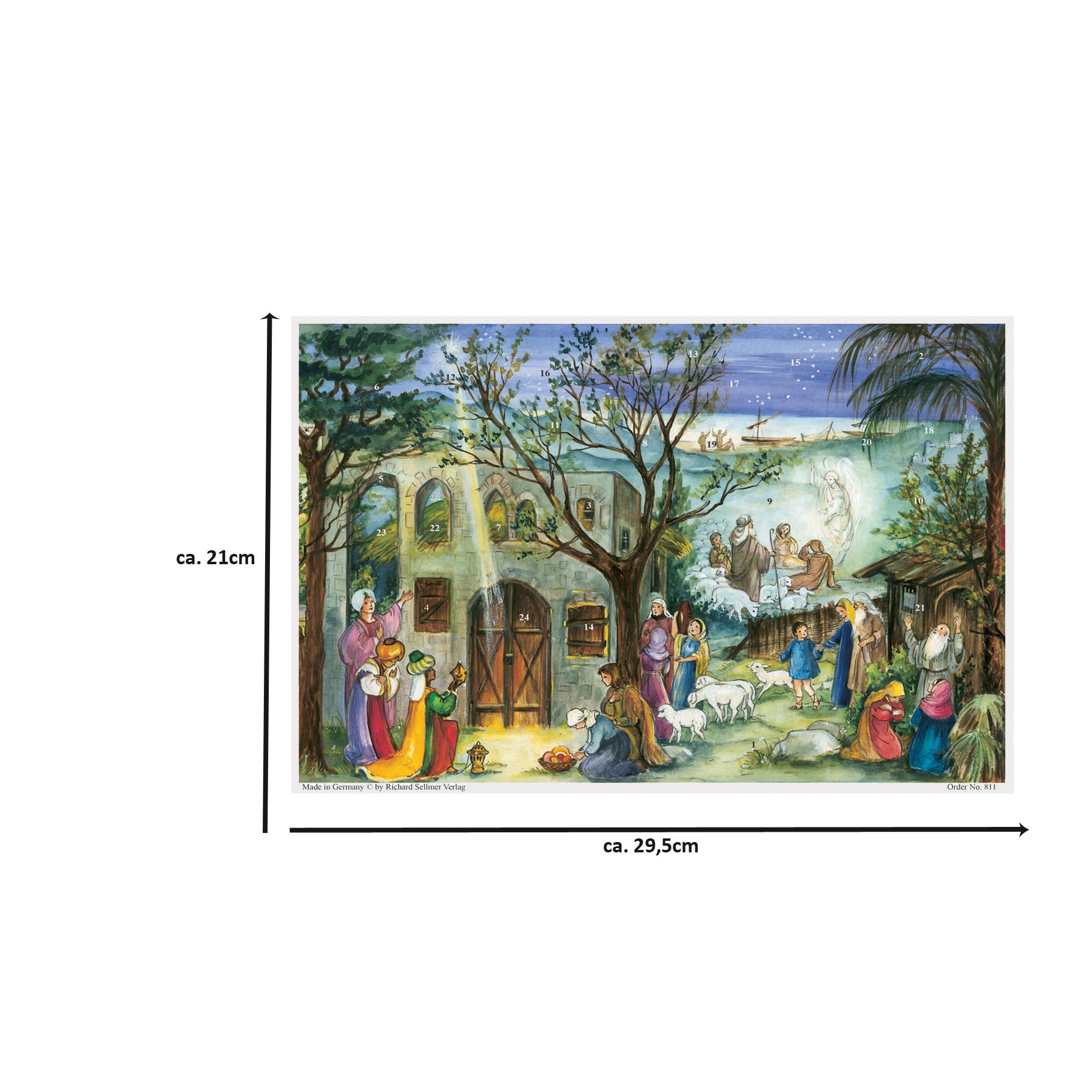 sellmer-verlag-adventskalender-a4-stall-von-bethlehem-papier-adventskalender-que image 5