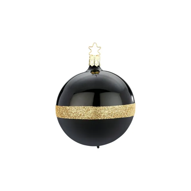 inge-glas-horizont-christbaumkugel-glas-6-cm-schwarz image 1