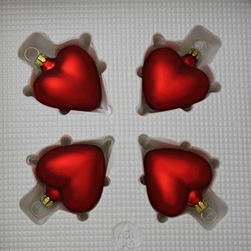 lauschaer-glas-christbaumschmuck-herzen-klein-rot-matt-4-st-ck image 8