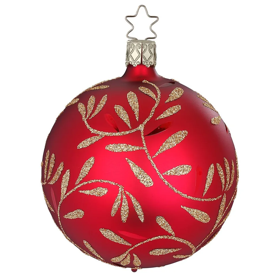 inge-glas-freudentanz-rote-christbaumkugel-10-cm image 1