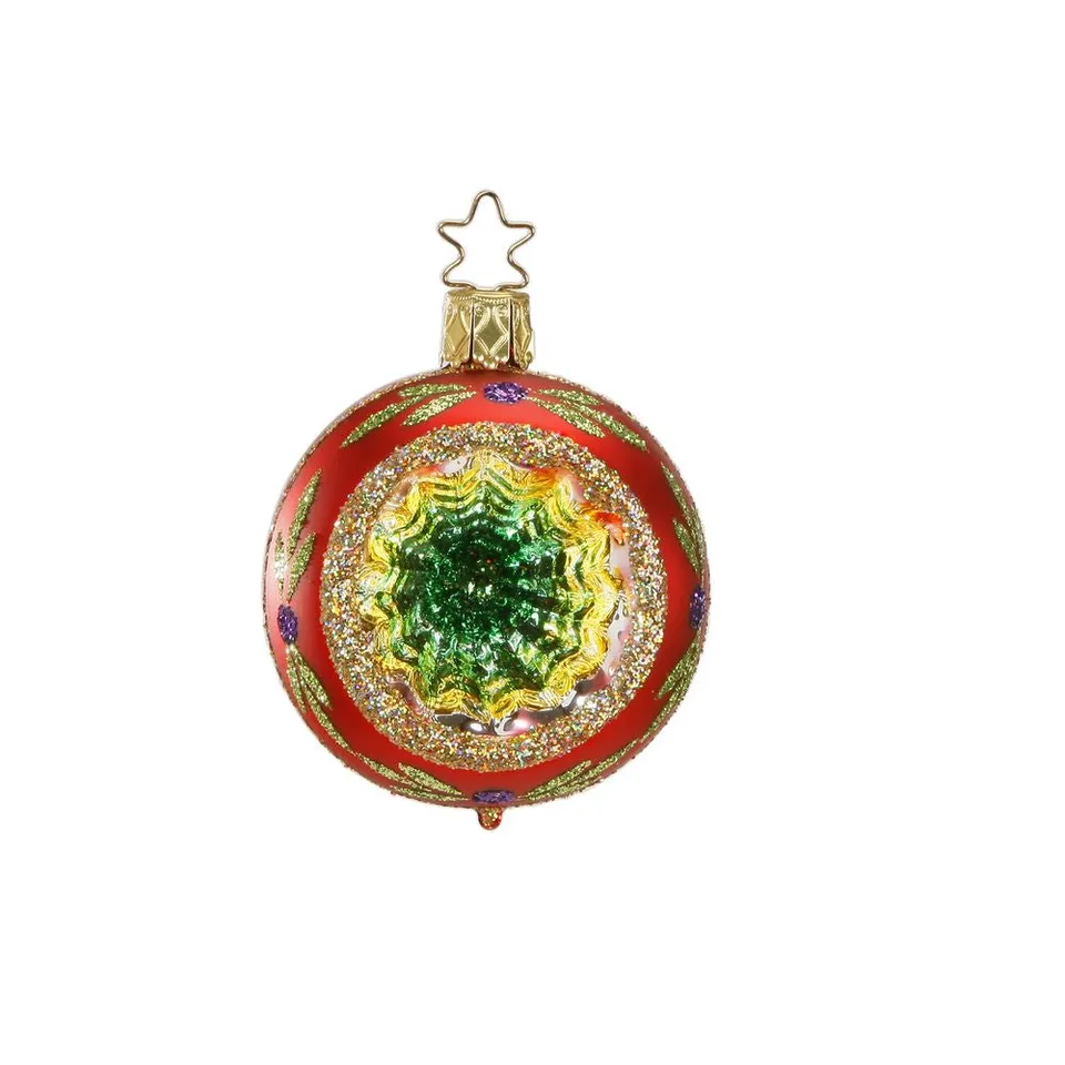 inge-glas-funkelnder-reflex-rot-6-cm-glaskugel image 1