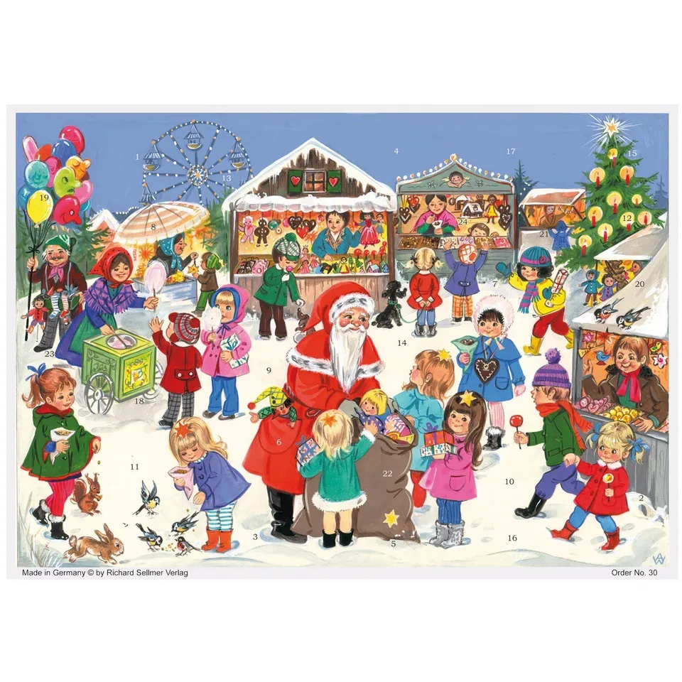 sellmer-verlag-adventskalender-a4-weihnachtsjahrmarkt-kinder-adventskalender-que image 1