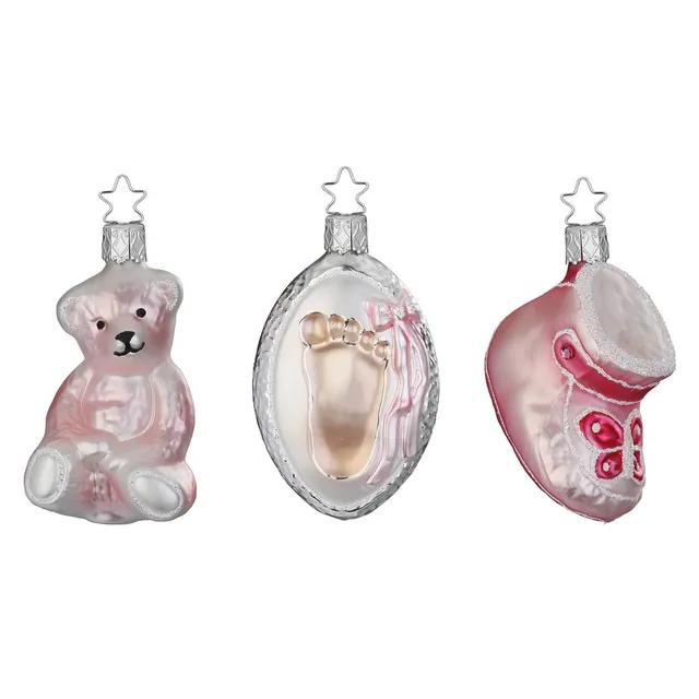 inge-glas-willkommen-baby-rosa-glas-set-8-cm-3-st-ck image 1