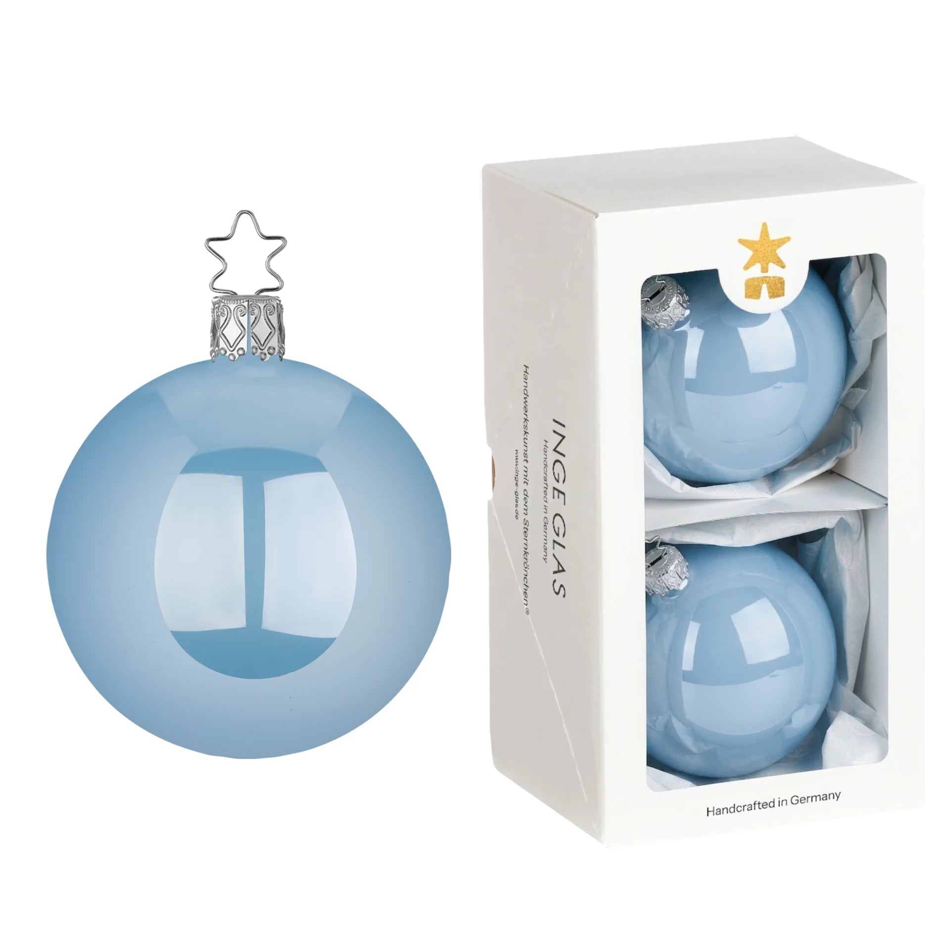 inge-glas-kugeln-azur-opal-glas-christbaumkugeln-10-cm image 1