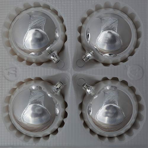 lauschaer-glas-christbaumkugeln-silber-glanz-4-st-ck-d-7cm-mundgeblasen image 7