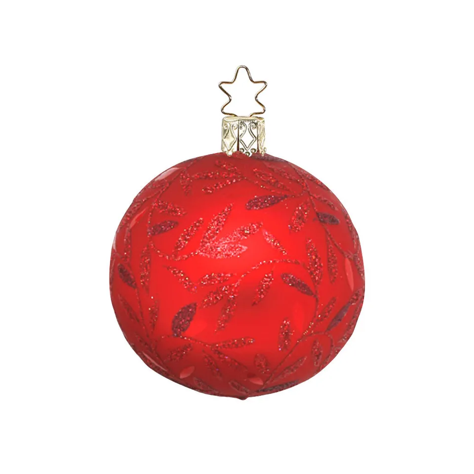 inge-glas-freudentanz-rot-8-cm-rote-glaskugel-christbaumkugel image 1