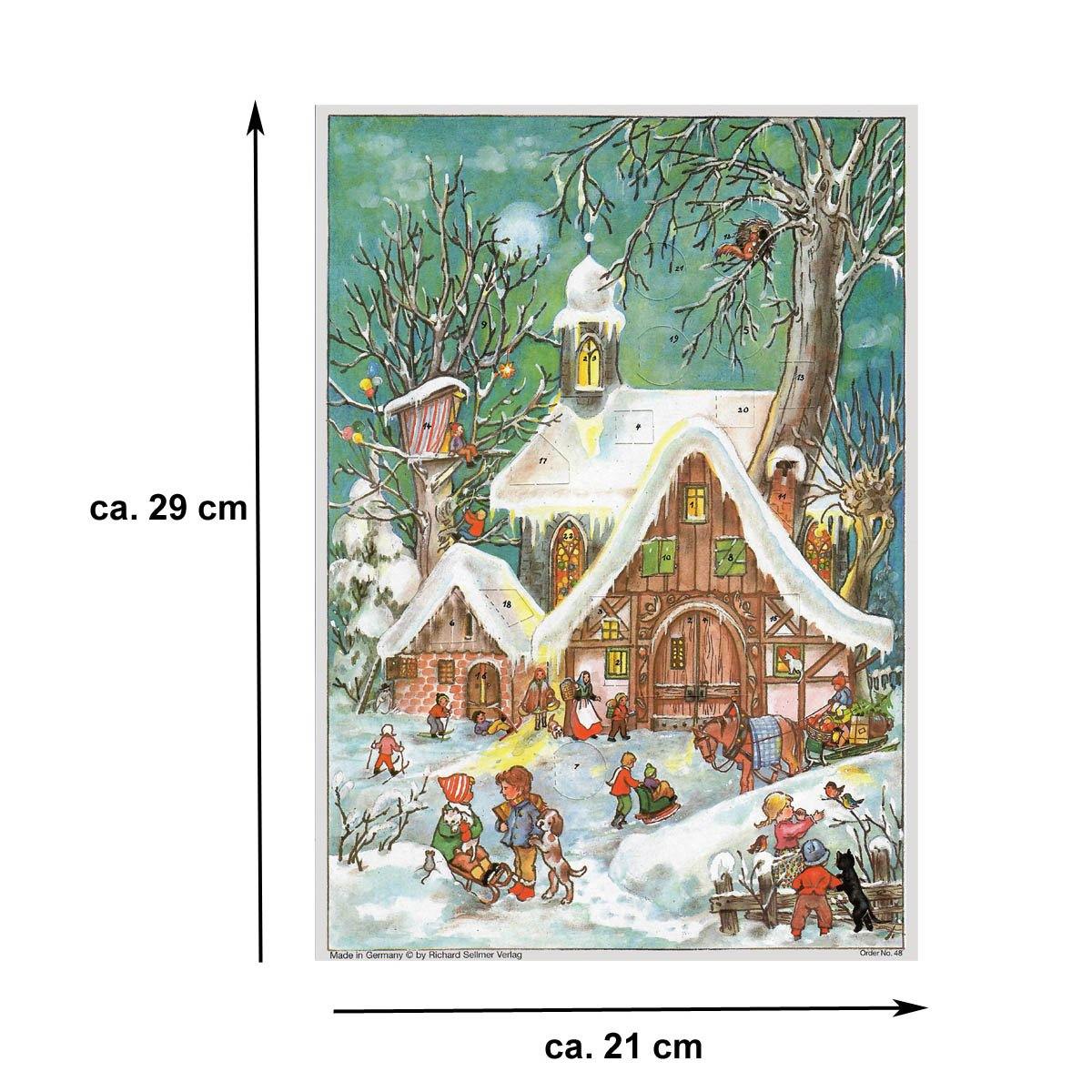 sellmer-verlag-adventskalender-a4-winterliches-treiben-hochformat image 6