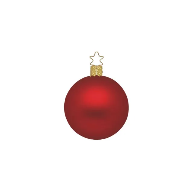 inge-glas-manufaktur-glas-christbaumkugeln-ochsenblut-matt-8-cm image 1