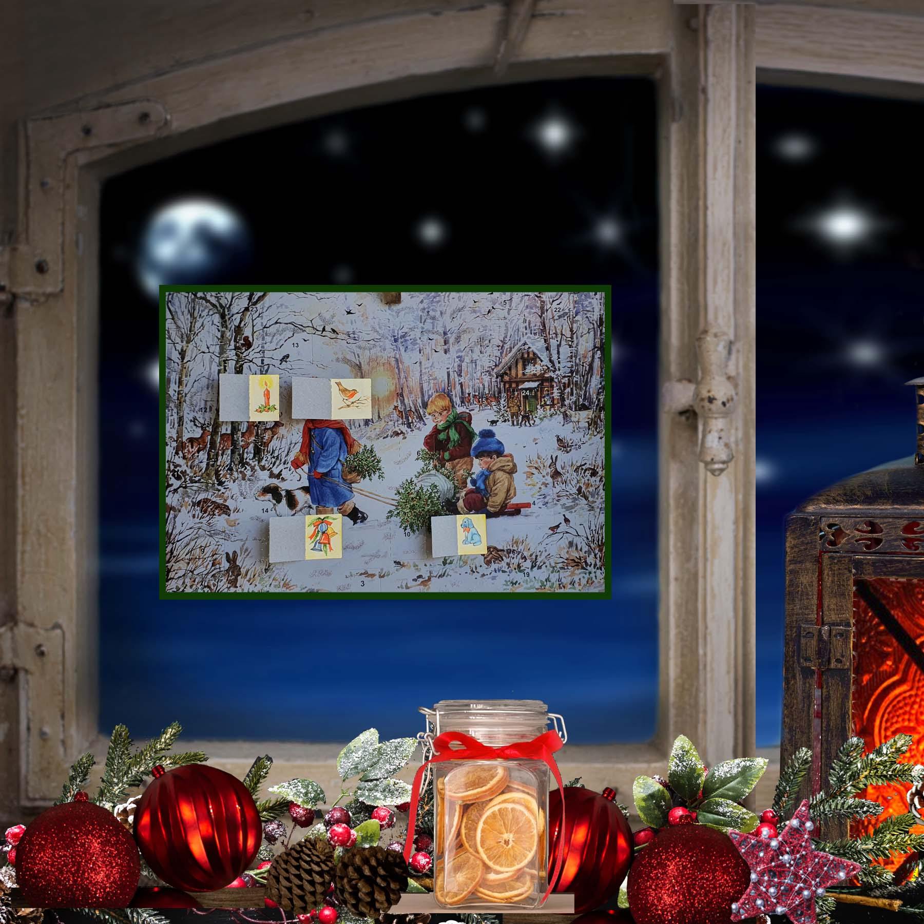 sellmer-verlag-adventskalender-a4-schneefreuden-im-wald image 2