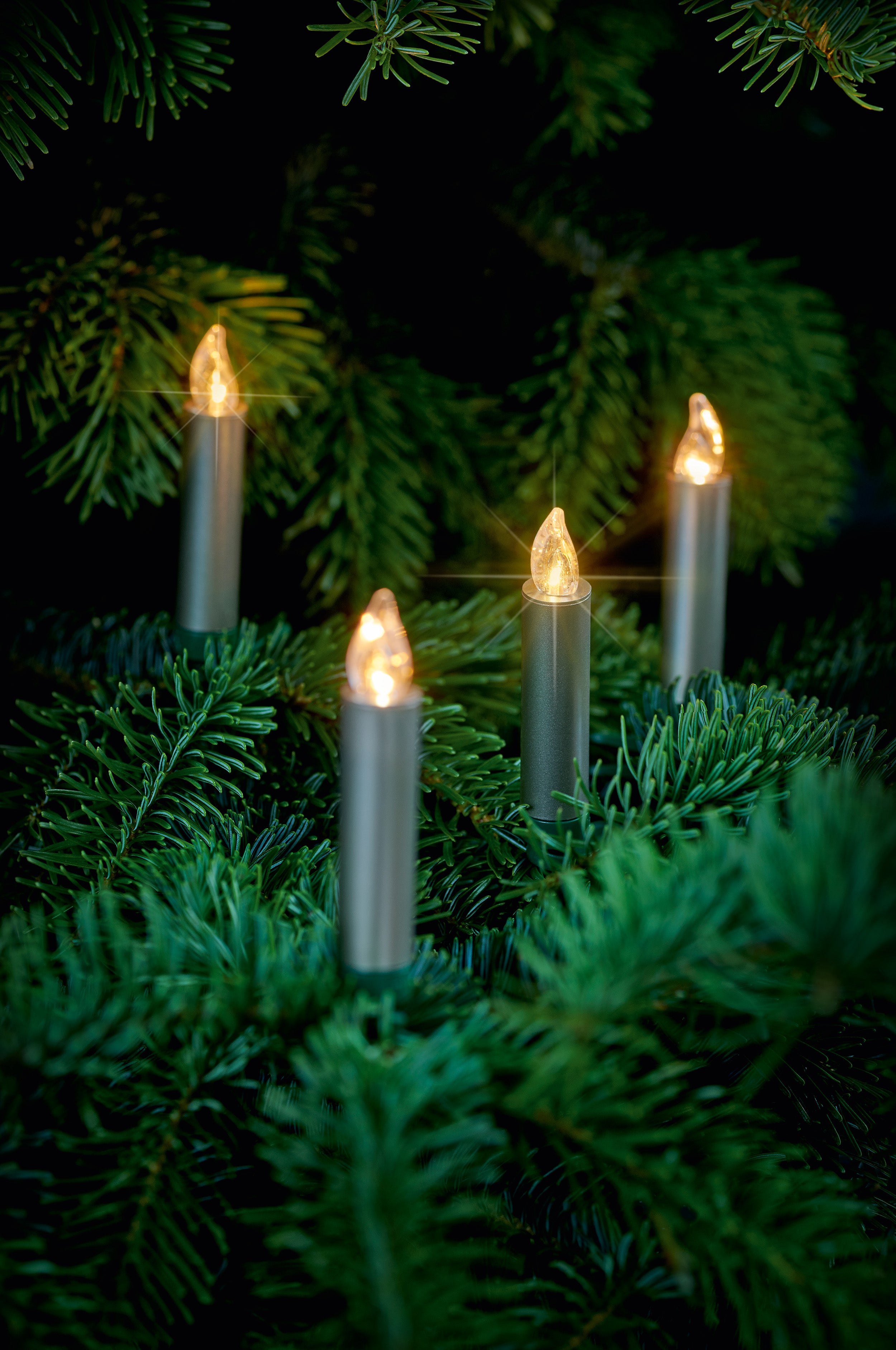 krinner-lumix-basic-mini-cashmere-led-christbaumkerzen-10er-set image 2