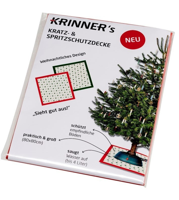 krinner-christbaum-unterlegdecke-rot image 2