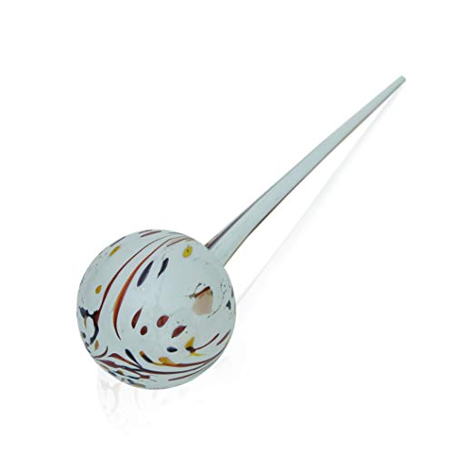 lauschaer-glas-gro-e-blumendurstkugel-bew-sserungskugel-aus-glas-wei-d-ca-8-9-cm image 2