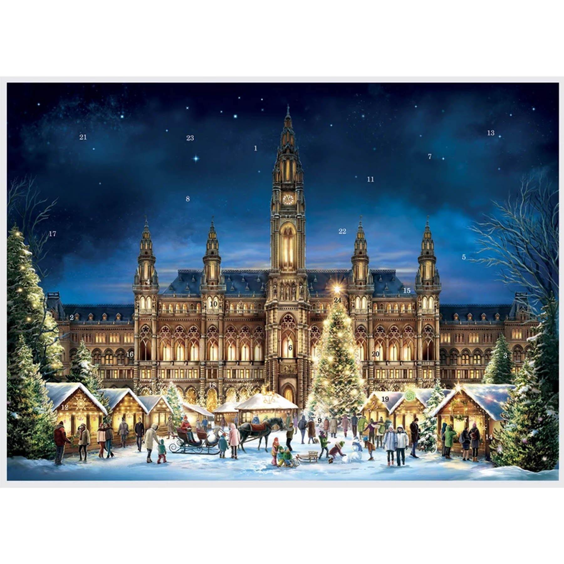 sellmer-verlag-adventskalender-wien-rathaus-a3-papier-adventskalender-querformat image 1