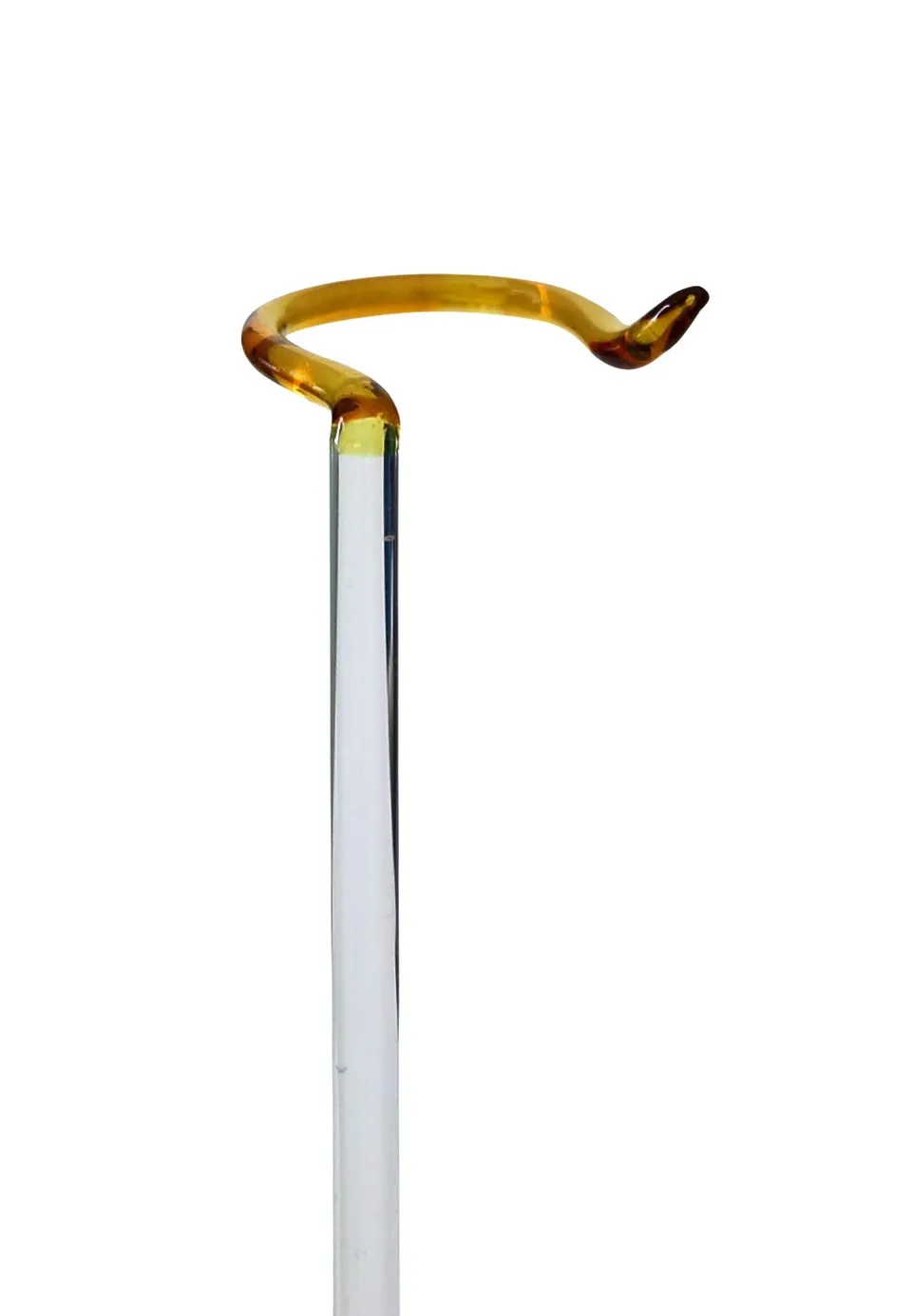lauschaer-glas-orchideenstab-blumenstab-spitze-gelb-3x-41-cm image 1