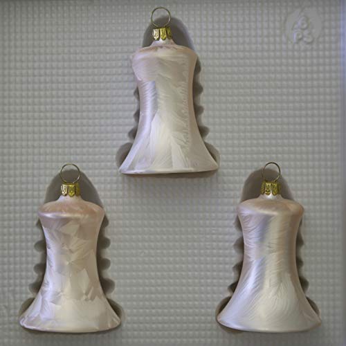 lauschaer-glas-christbaumschmuck-glocken-klein-eislack-champagner-3-st-ck-5-cm image 8