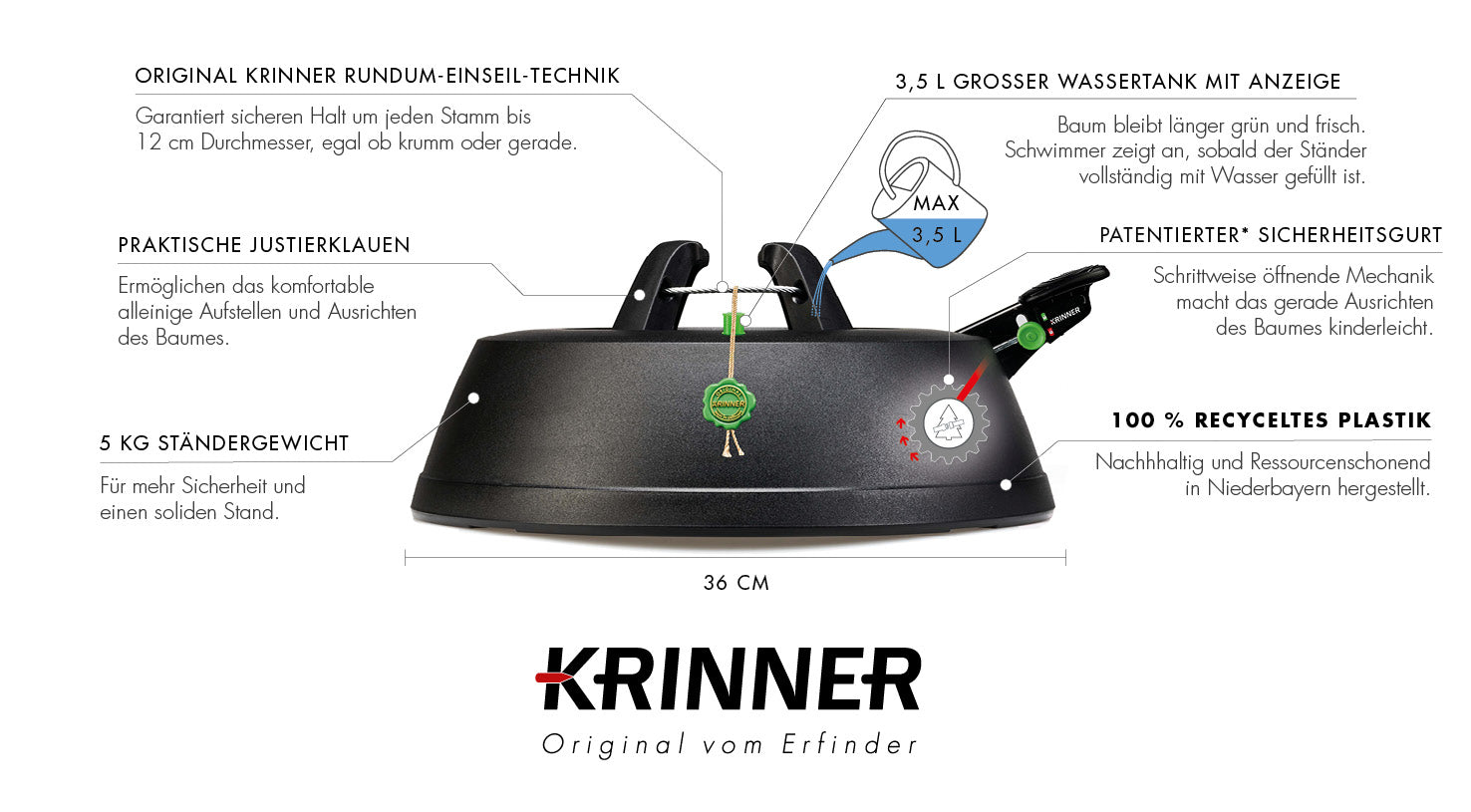 krinner-green-line-comfort-grip-m-christbaumst-nder-f-r-b-ume-bis-2-5-m image 7