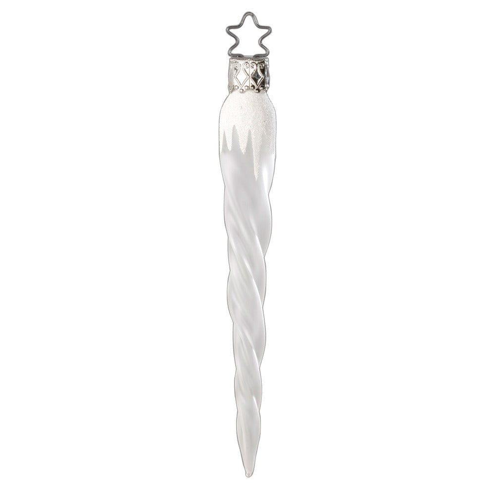 inge-glas-frostiger-zapfen-glas-christbaumschmuck-13-5-cm-wei image 1