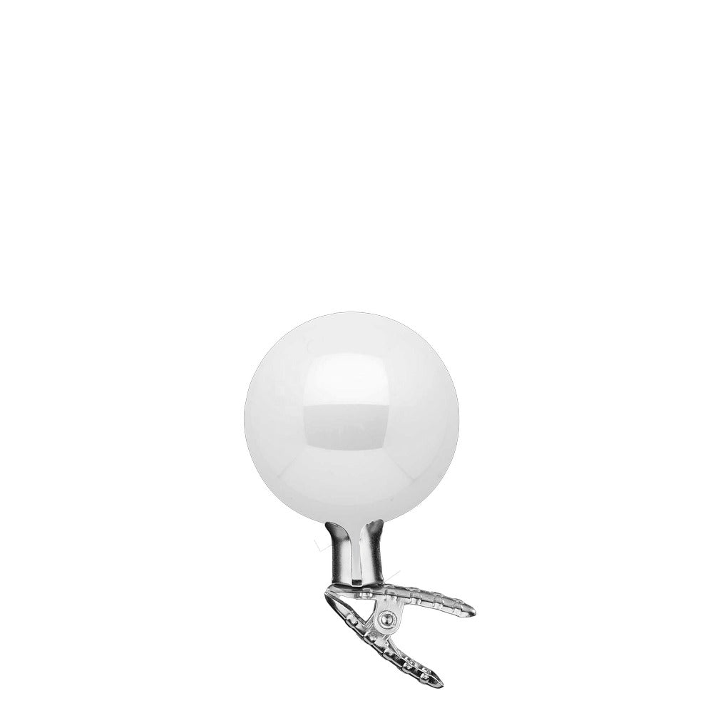 inge-glas-kugeln-auf-clip-christbaumkugeln-porzellanwei-opal-6-cm image 1