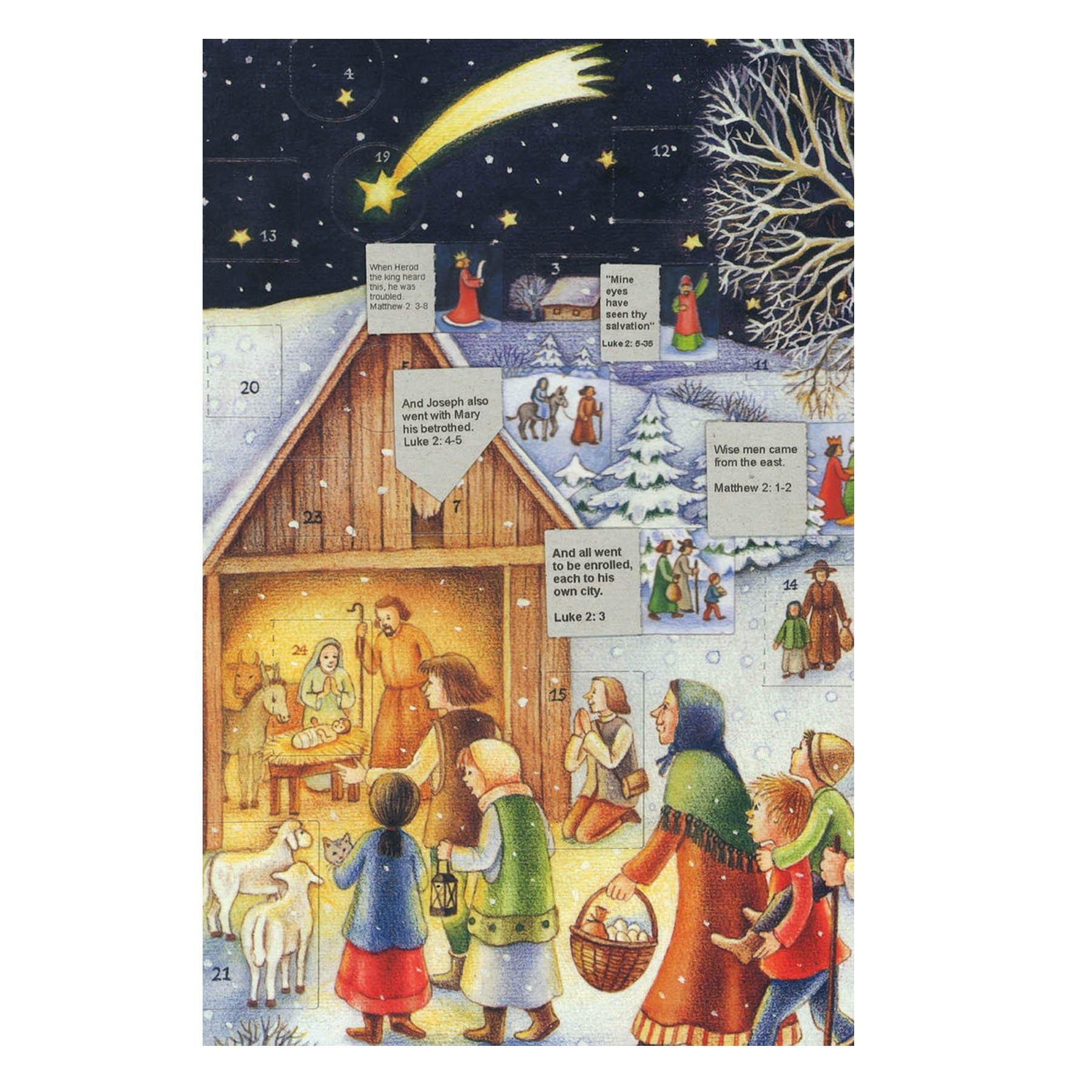 sellmer-verlag-adventskalender-kommt-seht-den-stall-gro-format-christlich image 3
