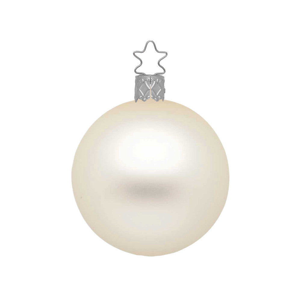 inge-glas-kugel-champagner-matt-12-cm-christbaumkugel image 1