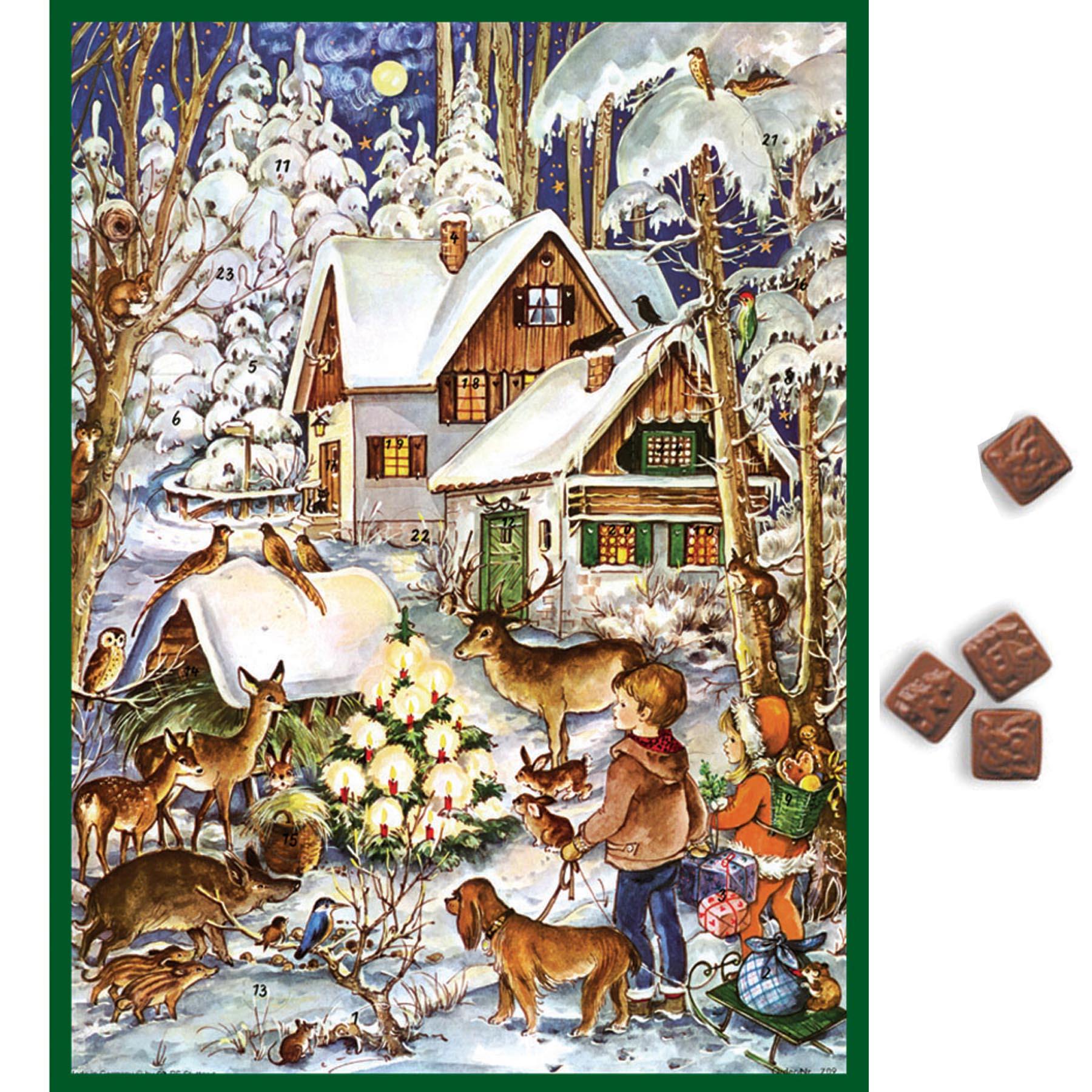 sellmer-verlag-schoko-adventskalender-winter-bei-den-tieren-hochformat-mit-vollm image 1