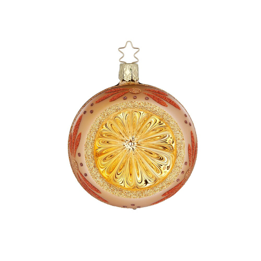 inge-glas-bl-tenglanz-glaskugel-6-cm-gold-funkelnd image 1