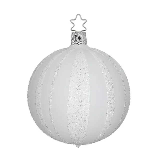 inge-glas-schimmernde-streifen-christbaumkugel-glas-8-cm image 1
