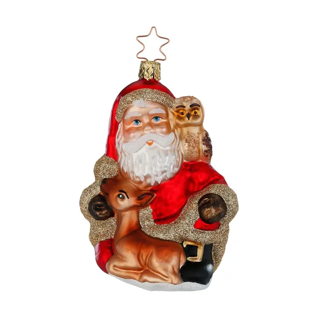 inge-glas-santa-im-winterwald-glas-christbaumanh-nger-13-cm image 1