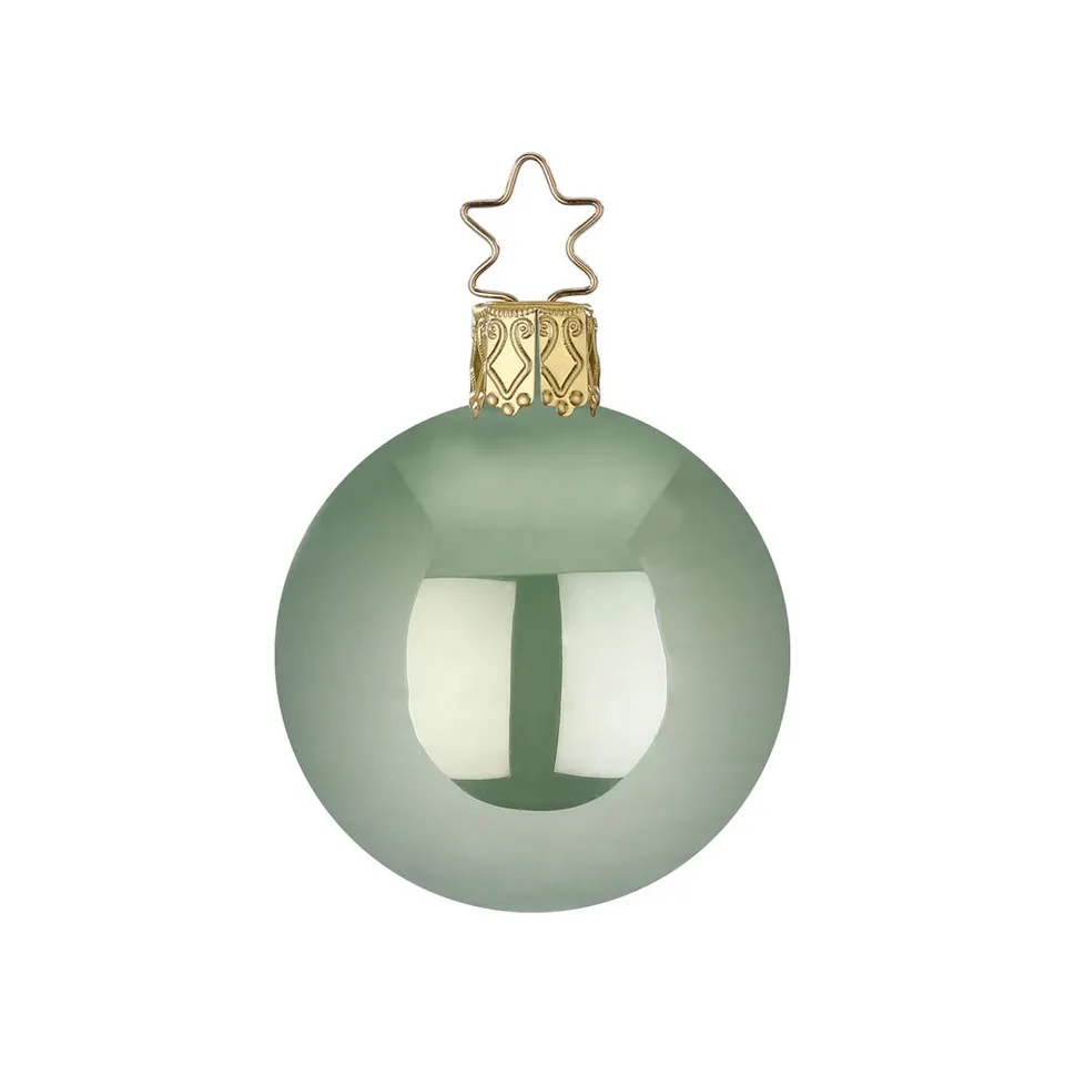 inge-glas-kugel-salbei-opal-12-cm-christbaumkugel-aus-glas image 1